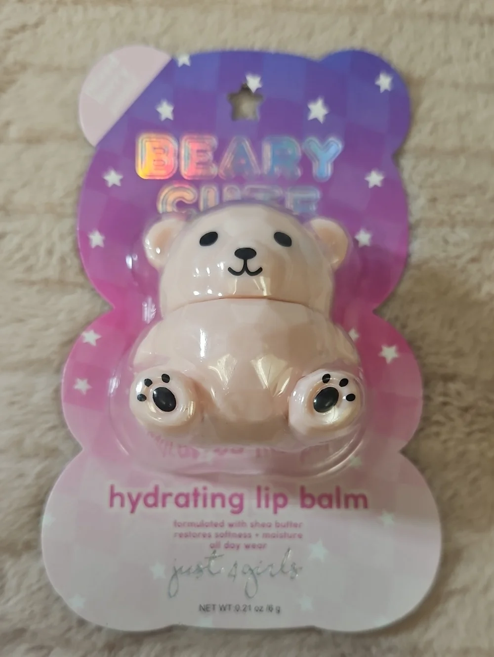 Just 4 girls BERRY CUTE hydrating lip balm 3-pc